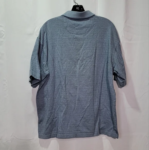 Axist Men's Blue Striped Polo Shirt Size Large GUC - Picture 6 of 7